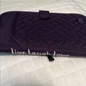 Lug Purple Quilted Wallet